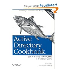 Active Directory Cookbook (en anglais)