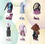 Barbie Fashion Fever - ** ONLY THE Black Lace Dress with pink bow & Shoes and purse and scarf for Barbie's neck