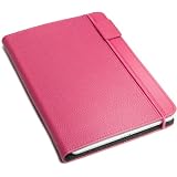 Amazon Kindle Hot Pink Leather Cover w/ Strap (Fits 6" Display, Latest Generation Kindle)