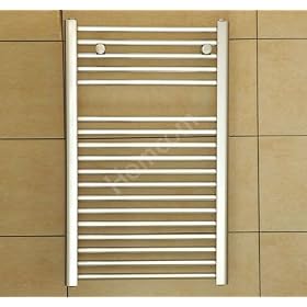 Straight Heated Towel Rail In Extra Small Size 700X450