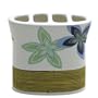 African Floral Toothbrush Holder (4.5Lx2Wx4H)