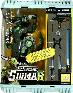 Childrens Toyshop  Toys : G.I. Joe 8 Inch Commando Jungle Commander Snake Eye