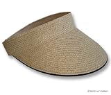 San Diego Hat Company UPF 50+ Large Brim Sun Protection Visor Hat - Ultra Braid