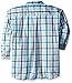 Wrangler Men's Big and Tall George Strait One Pocket Long Sleeve Turquoise Woven Shirt