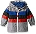 London Fog Baby-Boys Chest Stripe Poly Lined Jacket