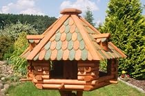 XXL massives Luxus Vogelhaus, Vogelh&auml;user + absolut. Blickfang + impr&auml;gniert