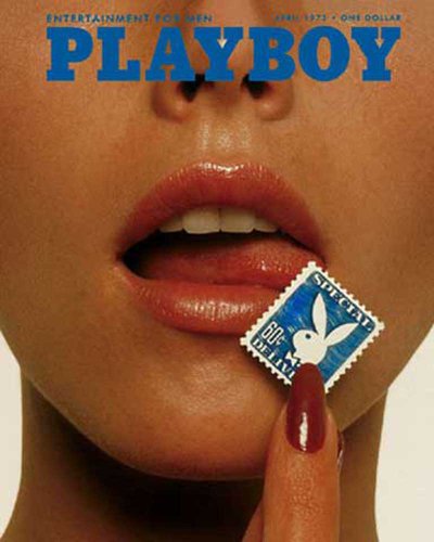 Empire 150684 Playboy - Bunny Stamp Briefmarke - Plakat Mini-Poster Druck Gr&ouml;sse 40 x 50 cm