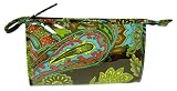 KATE SPADE MEDIUM HEDDY BROWN PAISLEY COSMETIC CASE