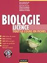 Biologie (Licence) -Tout le cours en fiches, QCM et bonus web