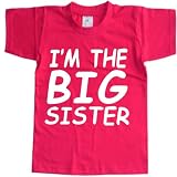 Im the Big Sister Fuchsia t-shirt
