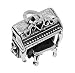 Sterling Silver Antique Style Upright Piano Organ Charm Pendant