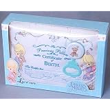 Precious Moments Birth Pillow and Rattle Gift Set - Green by Luv N' Care