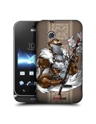 Head Case Deer Knights Protective Back Case Cover For Xperia tipo ST21i