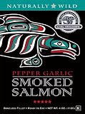 Alaska Smokehouse Smoked Pepper Garlic Salmon in a Gift Box, 4 oz