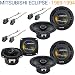 Mitsubishi Eclipse 1989-1994 OEM Speaker Replacement Harmony R65 R4 Package RS.17549.00