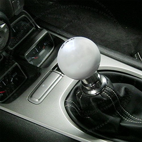 SN#100000000846-0843-230 For Toyota Silver 5-SPD Shift Knob + Boot Cover combo