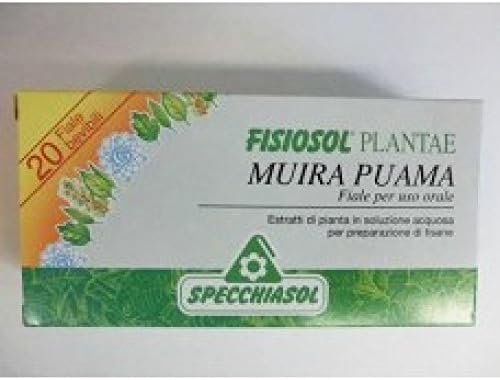 Specchiasol Fisiosol Plantae Muira puama Food Supplement 20 vials