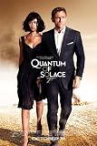 James Bond, Quantum of Solace (Daniel Crag & Olga Kurylenko) Black Wood-Mounted Movie Poster Print - 24