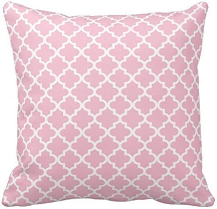 Moroccan Quatrefoil Pattern Light Pink Rd8184da581c040c995a4b9d0a46979d8 I5fqz 8byvr Pillow Case