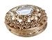 Wedding Ceremonial Arras, or 13-gold plated Coins, with Round Case: Imported and Hand-Made