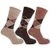 Pierre Roche Mens Comfort Fit Non Elastic Top Diabetic Socks (Pack Of 3)
