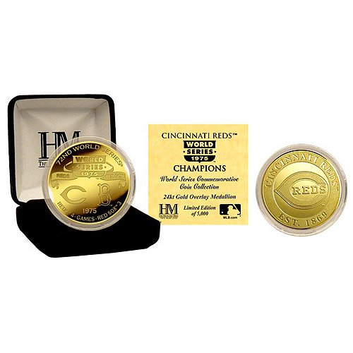 Cincinnati Reds 1975 World Series Champs Gold Coin By Highland Mint