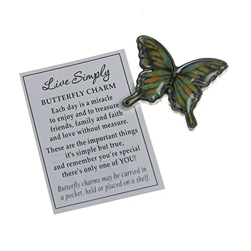 Live Simply Butterfly Charms