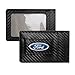 Ford Logo Carbon Fiber Style Minimalist Leather Slim Wallet RFID Block with Money Clip