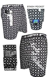 Code of Silence Boxer Brief Shorts with Hidden Condom Stash