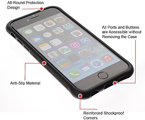 WAWU Rugged Armor Slim Protection Case Cover Shell -- Paris Eifel tower spring fair France -- Apple Iphone 6