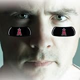 Los Angeles Angels of Anaheim 2-Pair Team Logo Eye Black Strips