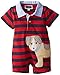 Mud Pie Baby Boys' Puppy Polo One Piece, Multi, 9 12 Months
