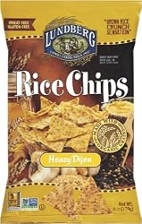 Lundberg Rice Chips Made with Organic Grains, Honey Dijon, 6-Ounce Bags (Pack of 12)