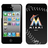 Miami Marlins - Stitch design on iPhone 4 / 4S Thinshield Snap-On Case by Coveroo