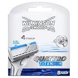 Wilkinson Sword Quattro Titanium Razor Blades 8 Packby Wilkinson Sword