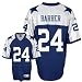 Men`s Dallas Cowboys #24 Marion Barber Team Throwback Premier Jersey