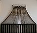 Octorose Metal Wall Teester Bed Canopy Drapery Crown Hardware (Bronze(31.5