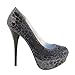Women's Platform Party Dress Classic Sky High Heel Stiletto Pump Shoes