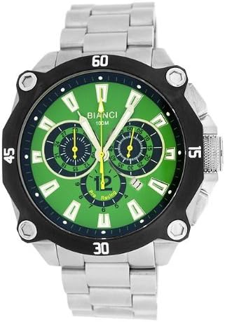 Roberto Bianci Men's 7101m_gre Pro Racing Analog Display Analog Quartz Silver Watch