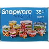 BPA Free Snapware 38 Piece Airtight Plastic Storage Container Set