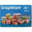 BPA Free Snapware 38 Piece Airtight Plastic Storage Container Set