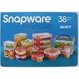 BPA Free Snapware 38 Piece Airtight Plastic Storage Container Set