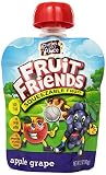Fruit Friends Squeezable Fruit, Apple Grape, 3.2 Ounce (Pack of 32)