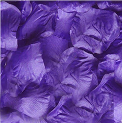 1000pcs Violet Blue Artificial Silk Rose Flower Petals Wedding Bridal Party Decoration