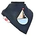 Zippy Fun Baby and Toddler Bandana Bib - Absorbent 100% Cotton Front Drool Bibs with Adjustable Snaps (4 Pack Gift Set) Boys Nautical Blues