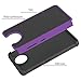 Lumia 650 Case, OEAGO Microsoft Lumia 650 Case Cover Accessories - Shock-Absorption Dual Layer Defender Protective Case Cover For Microsoft Lumia 650 - Purple