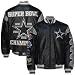 Dallas Cowboys 5-Time Super Bowl Champions Leather Jacket
