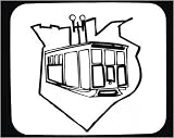 Mouse Pad with San Francisco , black and white , cable car , transportation, trolley, windows, rail, historic, California