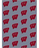 Milliken 538791-1490 Collegiate II Wisconsin Badgers Rug