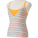 (ボディアートジャパン)BODY ART JAPAN デザインキャミトップ GAL124T 35 ボーダーオレンジ M